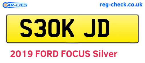 S30KJD are the vehicle registration plates.