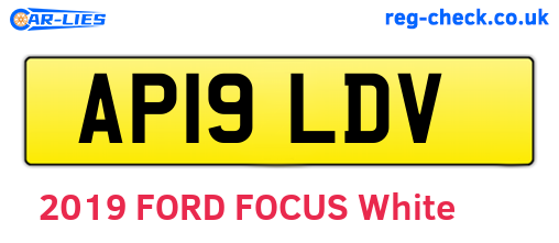 AP19LDV are the vehicle registration plates.