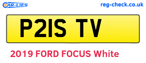 P21STV are the vehicle registration plates.