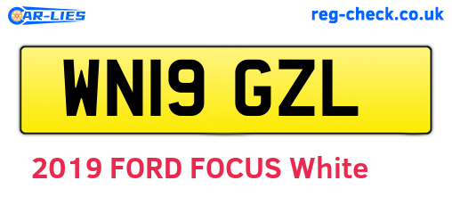 WN19GZL are the vehicle registration plates.