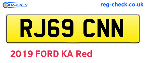 RJ69CNN are the vehicle registration plates.