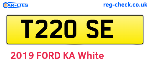T22OSE are the vehicle registration plates.