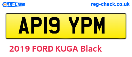 AP19YPM are the vehicle registration plates.