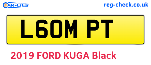 L60MPT are the vehicle registration plates.