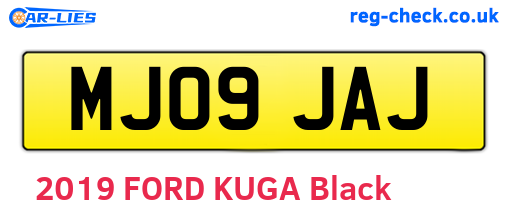 MJ09JAJ are the vehicle registration plates.
