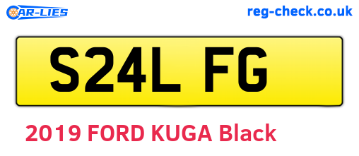 S24LFG are the vehicle registration plates.