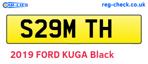 S29MTH are the vehicle registration plates.