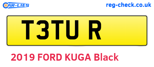 T3TUR are the vehicle registration plates.
