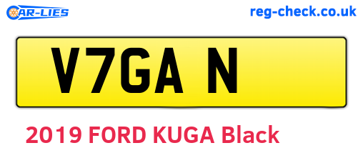 V7GAN are the vehicle registration plates.