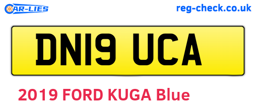 DN19UCA are the vehicle registration plates.