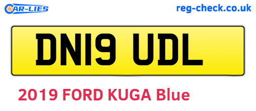 DN19UDL are the vehicle registration plates.