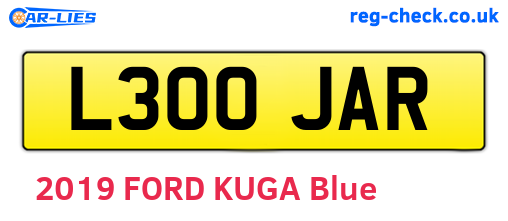 L300JAR are the vehicle registration plates.