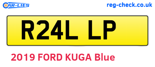 R24LLP are the vehicle registration plates.