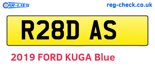 R28DAS are the vehicle registration plates.