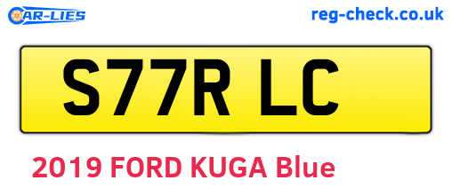 S77RLC are the vehicle registration plates.