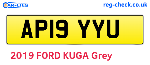 AP19YYU are the vehicle registration plates.