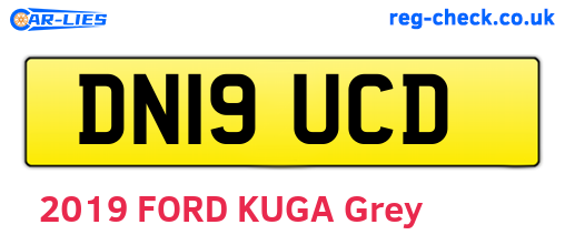 DN19UCD are the vehicle registration plates.
