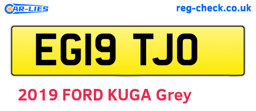 EG19TJO are the vehicle registration plates.
