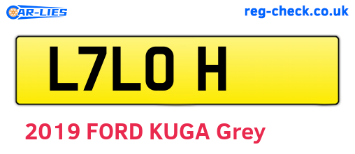L7LOH are the vehicle registration plates.