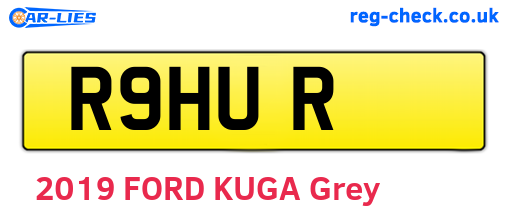 R9HUR are the vehicle registration plates.