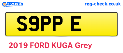 S9PPE are the vehicle registration plates.