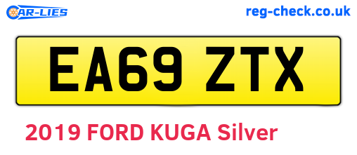 EA69ZTX are the vehicle registration plates.
