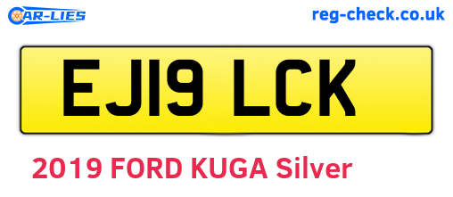 EJ19LCK are the vehicle registration plates.