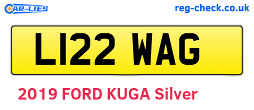 L122WAG are the vehicle registration plates.