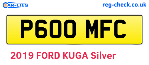 P600MFC are the vehicle registration plates.