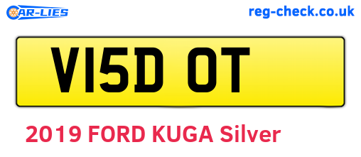 V15DOT are the vehicle registration plates.