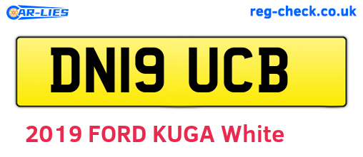 DN19UCB are the vehicle registration plates.