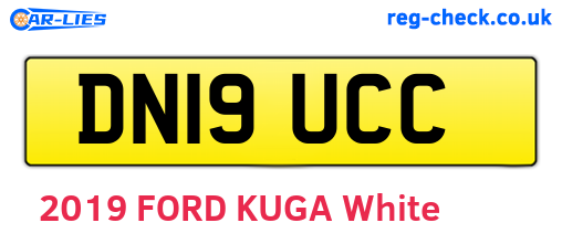 DN19UCC are the vehicle registration plates.