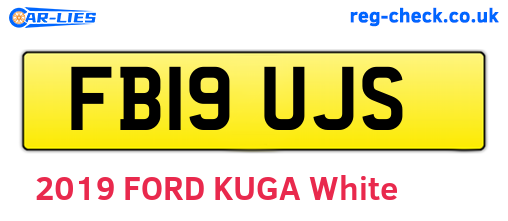 FB19UJS are the vehicle registration plates.