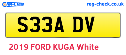 S33ADV are the vehicle registration plates.