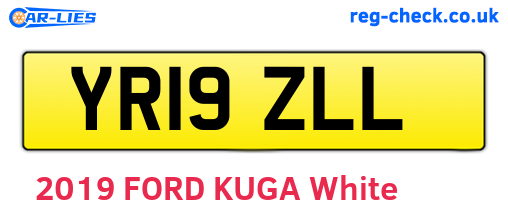 YR19ZLL are the vehicle registration plates.