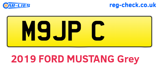 M9JPC are the vehicle registration plates.