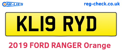 KL19RYD are the vehicle registration plates.