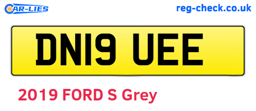 DN19UEE are the vehicle registration plates.