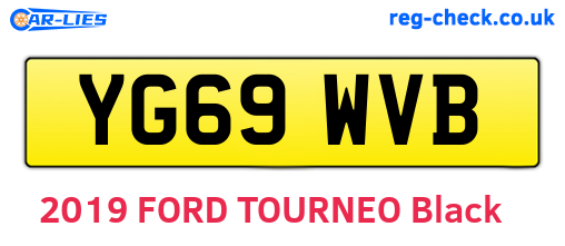 YG69WVB are the vehicle registration plates.