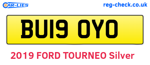BU19OYO are the vehicle registration plates.