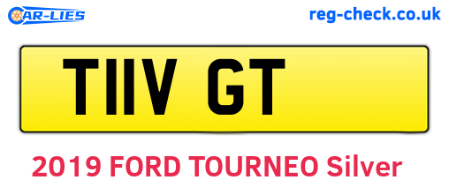 T11VGT are the vehicle registration plates.