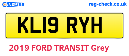 KL19RYH are the vehicle registration plates.