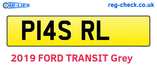 P14SRL are the vehicle registration plates.