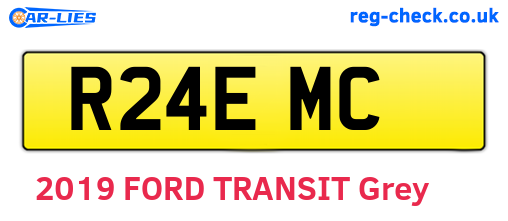 R24EMC are the vehicle registration plates.