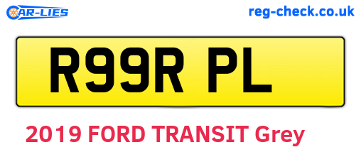 R99RPL are the vehicle registration plates.