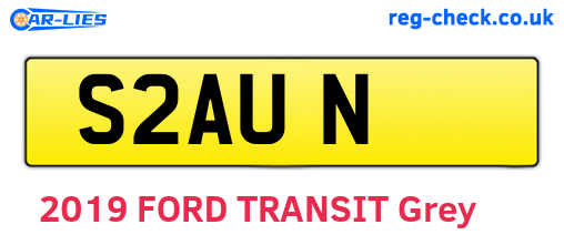 S2AUN are the vehicle registration plates.