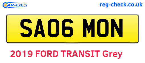 SA06MON are the vehicle registration plates.