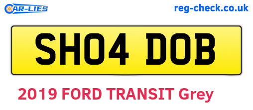 SH04DOB are the vehicle registration plates.