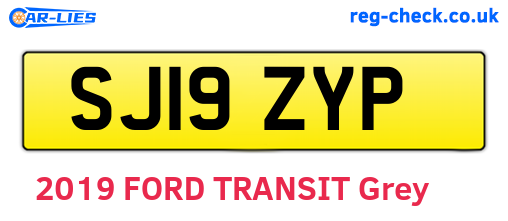 SJ19ZYP are the vehicle registration plates.