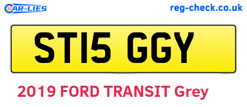 ST15GGY are the vehicle registration plates.